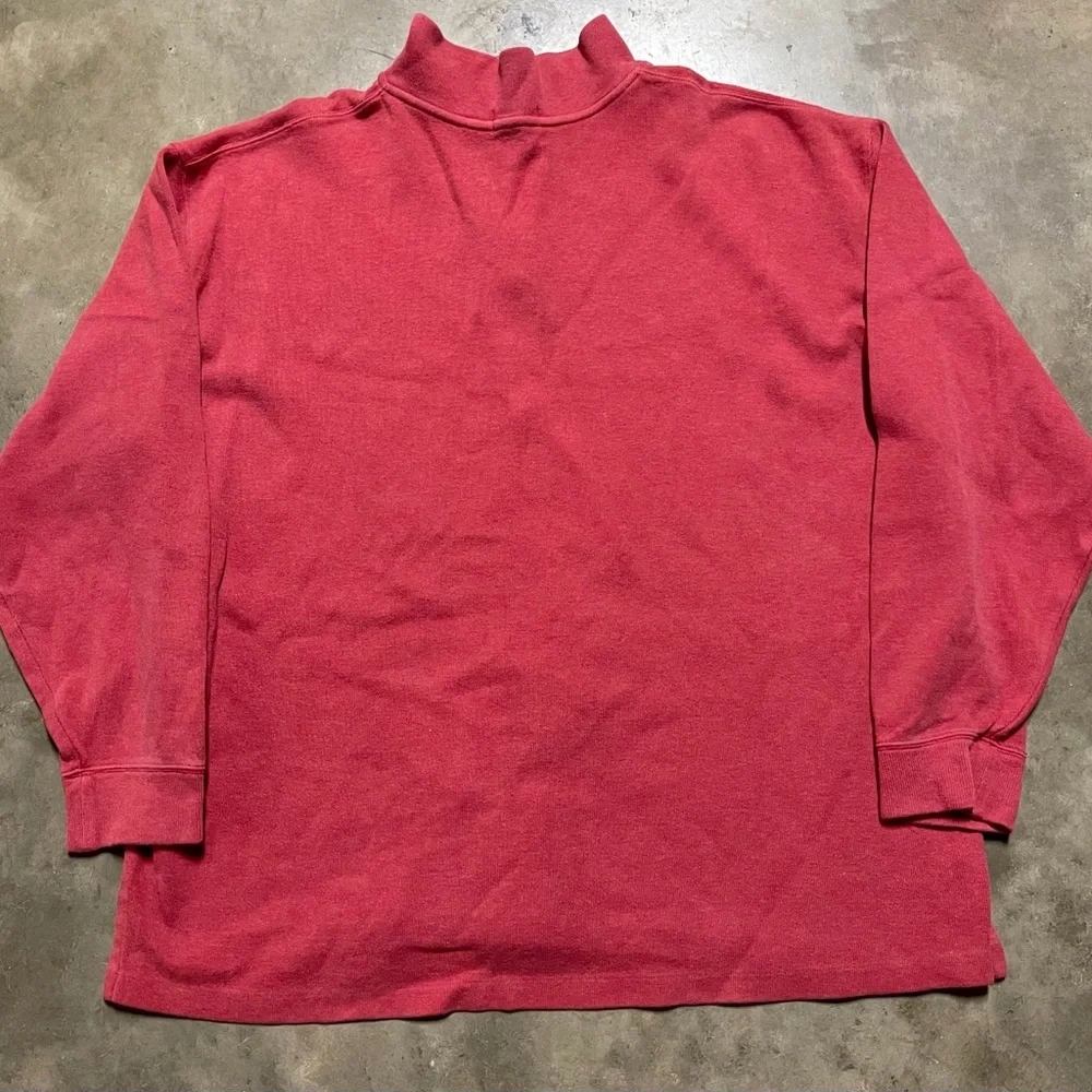 Polo Ralph Lauren Men's 2XLT Red Estate-Rib Quarter-Zip Pullover Sweater Read‎